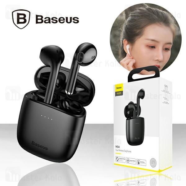 هندزفری بلوتوث دوتایی بیسوس Baseus W04 True Wireless Earphone NGW04 طرح ایرپاد BaseusW04 True Wireless Earphone NGW04